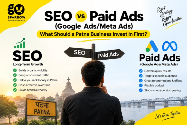 MR Rahul thinking about the SEO services and Paid Services in patna that which should he choose