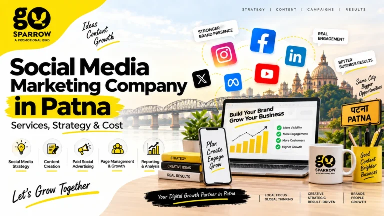 Social Media Marketing Company in Patna providing social media strategy, content creation, paid advertising, page management, and performance reporting
